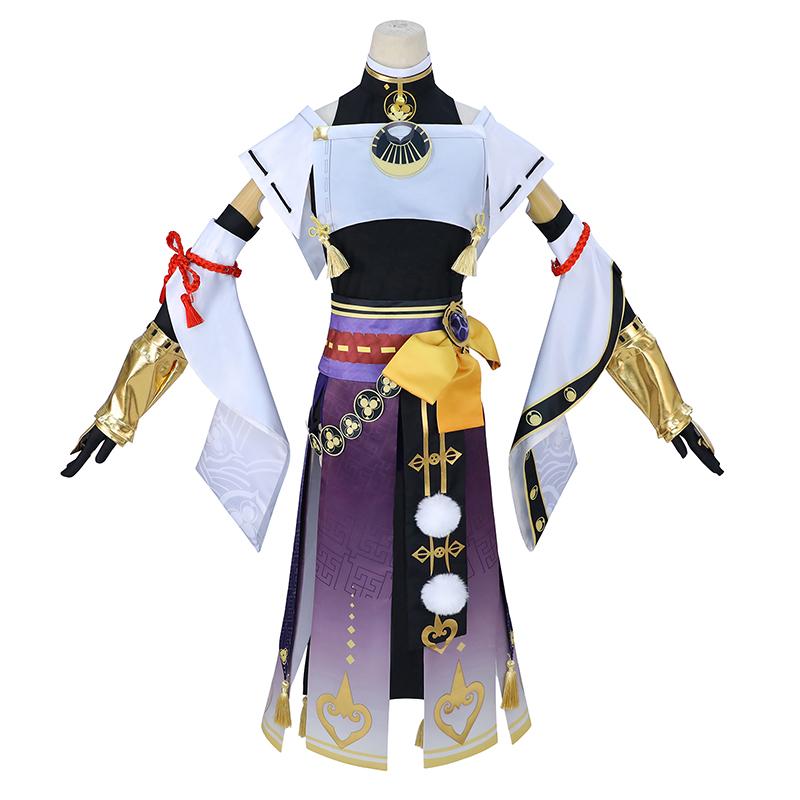 Genshin Impact Kujou Sara Cosplay Costume – Sheincosplay.com – Anime ...